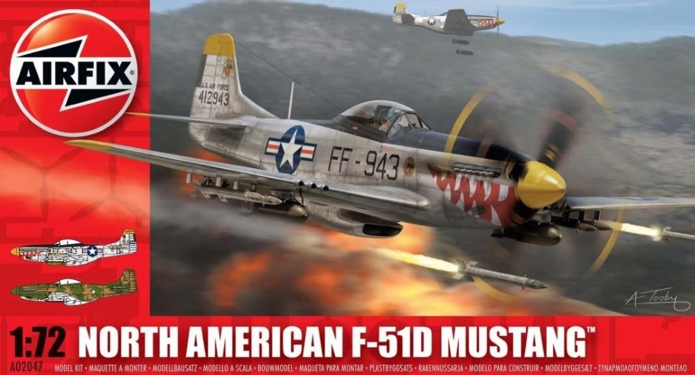 1/72 F51D Mustang Aircraft