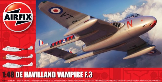 1/48 DeHavilland Vampire F3 Trainer Aircraft