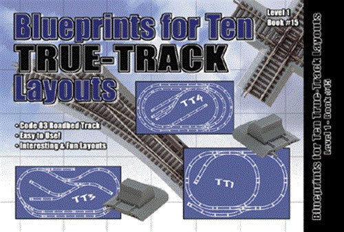 HO Blueprints for 10 True-Track Layouts Book