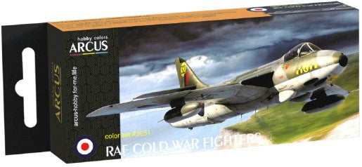 RAF Cold War Fighter Aircraft Enamel Paint Set (6 Colors) 10ml Bottles