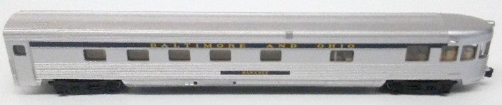 N 85' Streamline Fluted Observation w/Lighted Interior Baltimore & Ohio