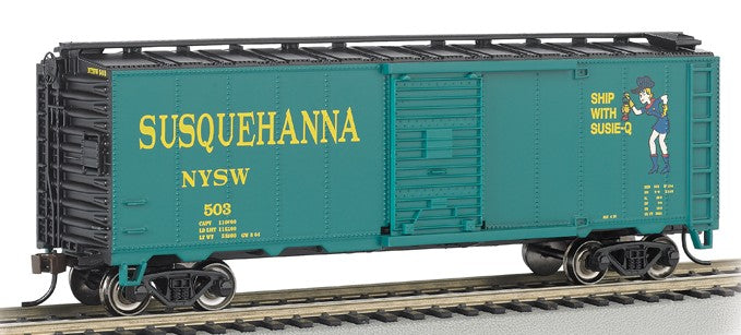 N AAR 40' Steel Boxcar New York, Susquehanna & Western Suzy Q