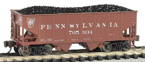 N USRA 55-Ton 2-Bay Outside Braced Hopper Pennsylvania