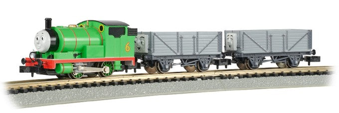 N Thomas & Friends Percy & The Troublesome Trucks Train Set