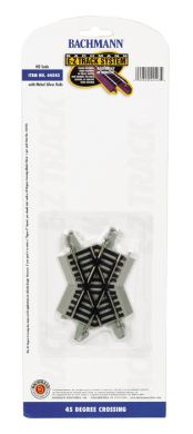 HO 45 Degree Crossing Nickel Silver Track (1/Cd)