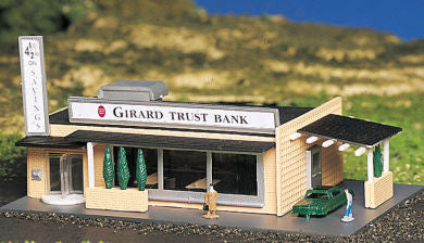 N Drive-In Bank w/Figures Built-Up