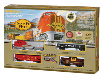 HO Santa Fe Flyer Train Set