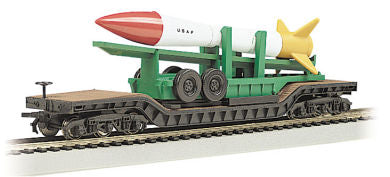 N 52' Center Depressed Flatcar w/Missile