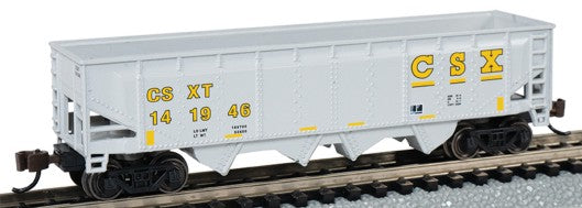 N 40' Quad Hopper CSX #141946 (Gray & Yellow)