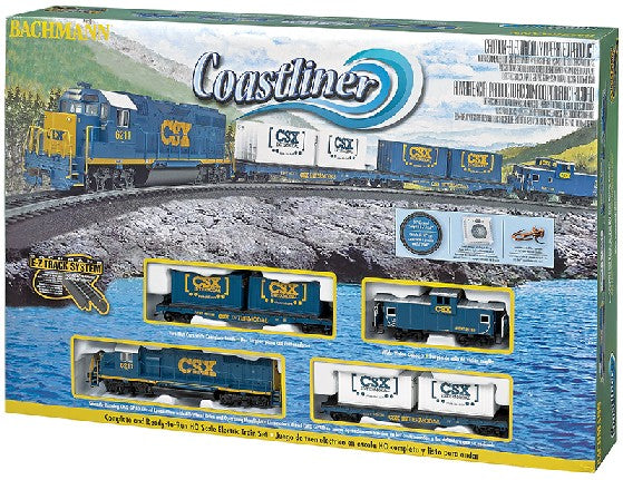 HO Coastliner CSX Train Set