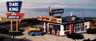 HO Dari-King Drive-In Restaurant Kit