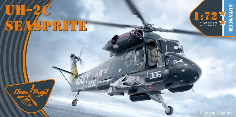 1/72 UH2C Seasprite USN Helicopter (Advanced)