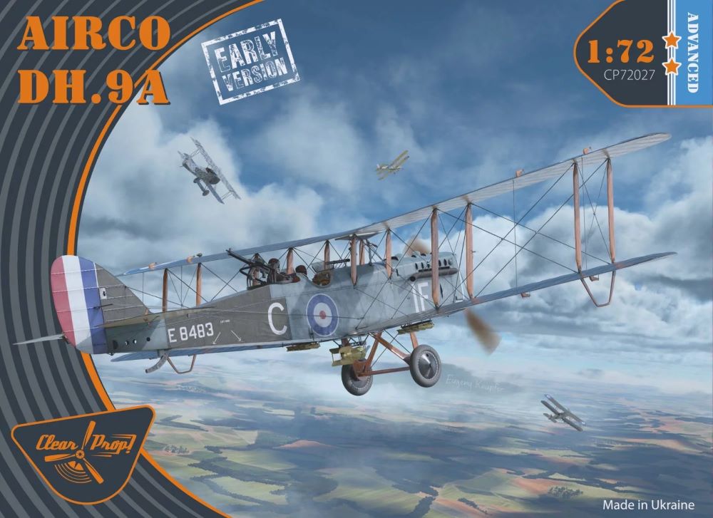 1/72 Airco DH9A Early Version BiPlane Fighter (Advanced)
