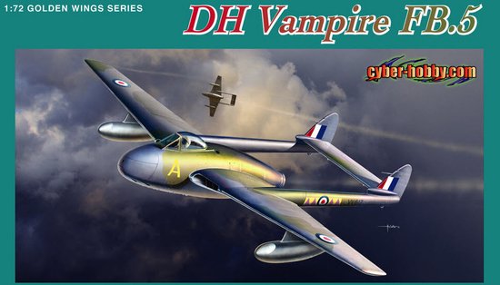 1/72 DH Vampire FB5 RAF Fighter