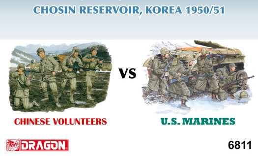 1/35 Chinese Volunteers vs US Marines Chosin Reservoir Korea 1950 (8) (Ltd Edition)