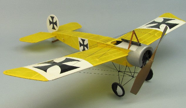 30" Wingspan Fokker Eindecker EIII Rubber Pwd Aircraft Laser Cut Kit