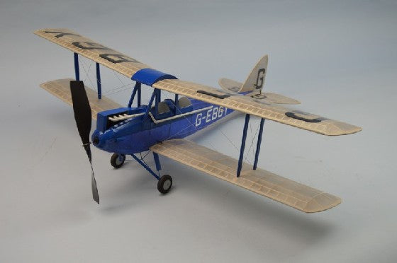 30" Wingspan DeHavilland DH60 Gipsy Moth Rubber Pwd Aircraft Laser Cut Kit
