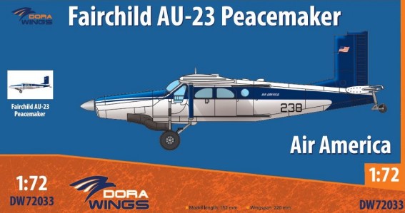 1/72 Fairchild AU23 Pacemaker Air America Aircraft