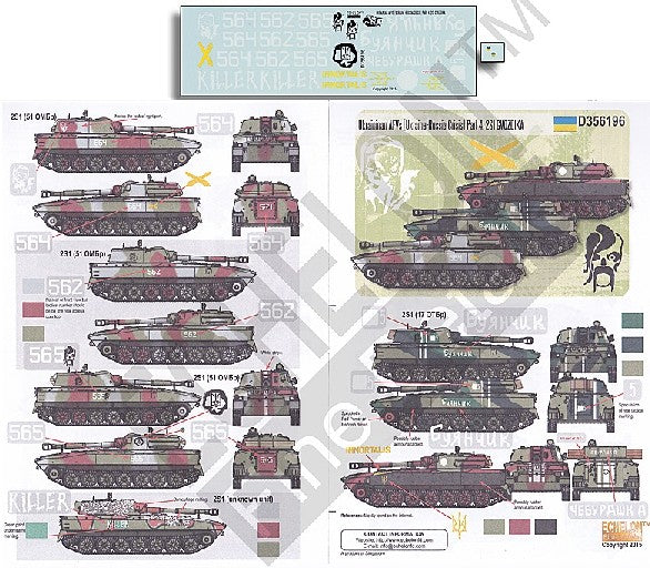 1/35 Ukrainian AFVs Ukraine-Russia Crisis Pt.4 2S1 Gvozdika