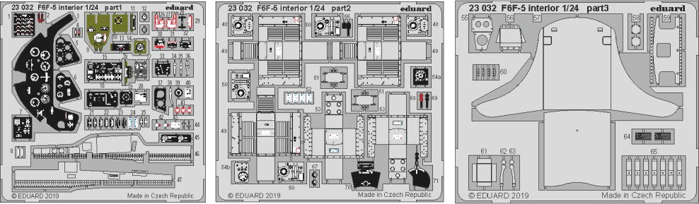 1/24 Aircraft- F6F5 Hellcat Interior for ARX