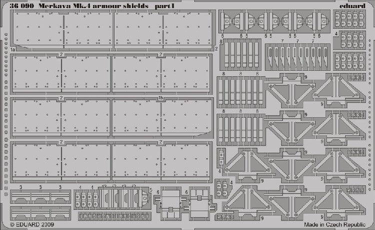 1/35 Armor- Merkava Mk IV Armor Shields for ACY (D)