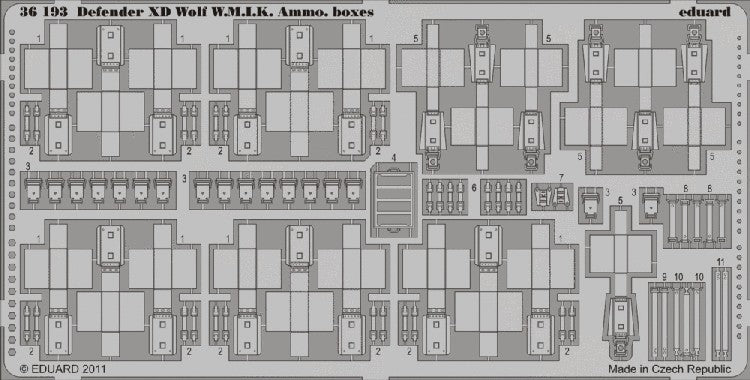 1/35 Armor- Defender XD Wolf W.M.I.K. Ammo Boxes for HBO(D)