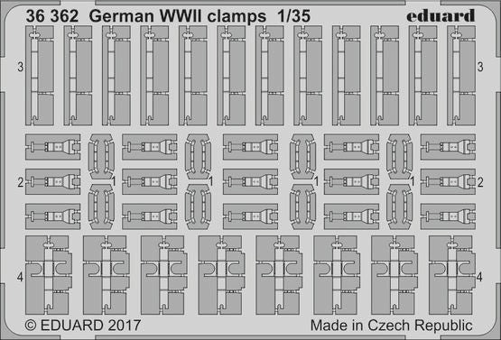 1/35 Armor- German Clamps WWII