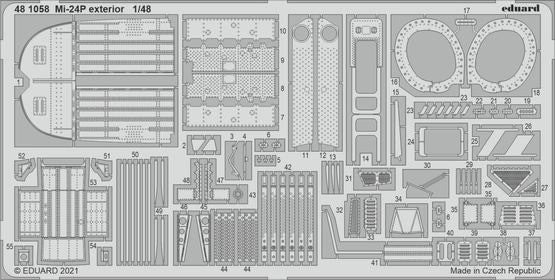 1/48 Aircraft- Mi24P Exterior for ZVE(D)