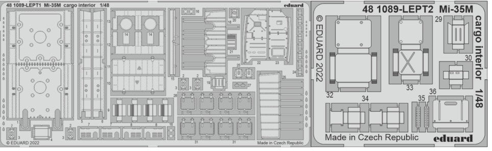 1/48 Aircraft- Mi35M Cargo Interior for ZVE