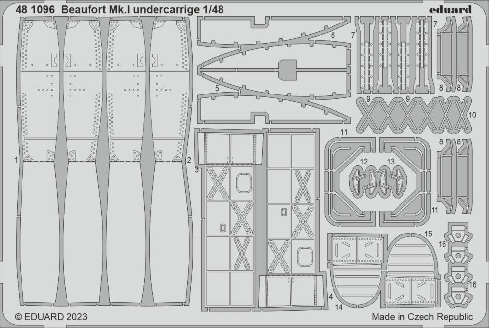 1/48 Aircraft- Beaufort Mk I Undercarriage for ICM