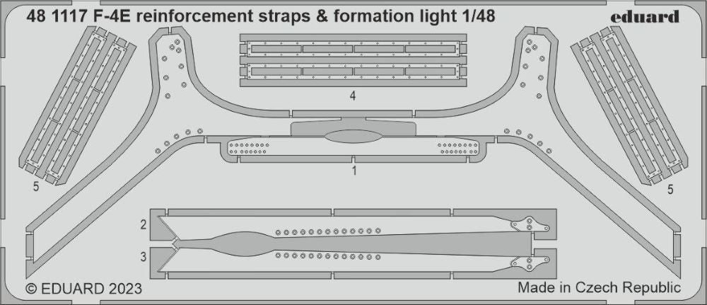 1/48 Aircraft- F4E Reinforcement Straps & Formation Lights for MGK