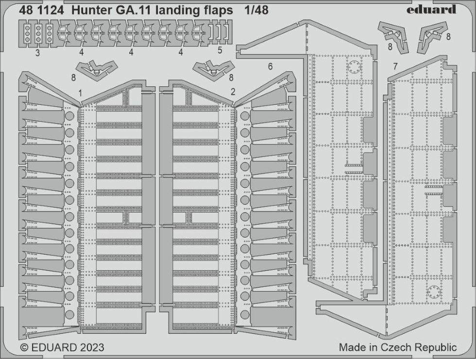1/48 Aircraft- Hunter GA11 Landing Flaps for ARX