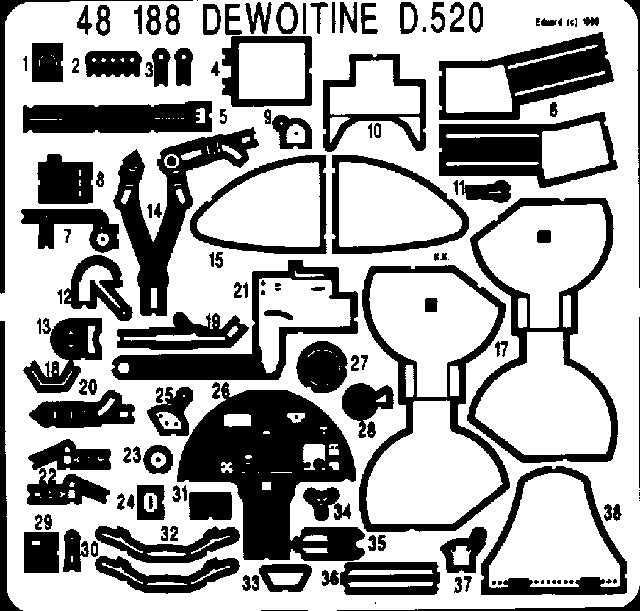 1/48 Aircraft- Dewoitine D520 for TAM