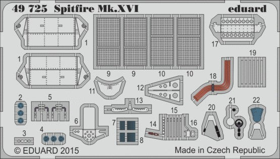 1/48 Aircraft- Spitfire Mk XVI for EDU (Painted) (D)