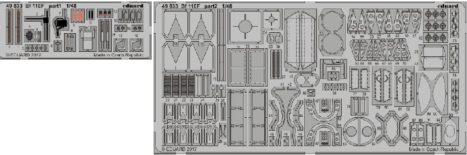 1/48 Aircraft- Bf110F for EDU (Painted) (D)