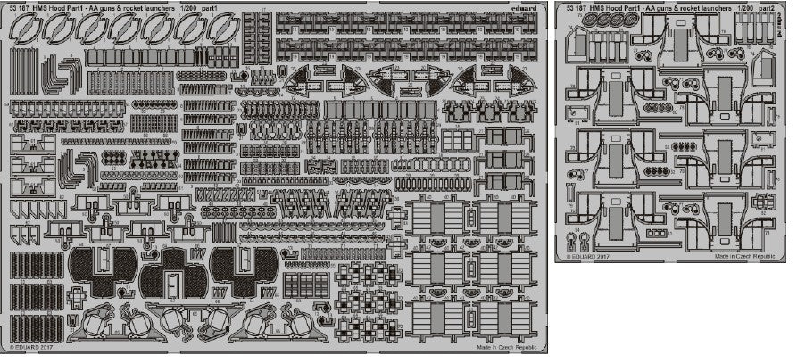 1/200 Ship- HMS Hood AA Guns & Rocket Launchers Pt.1 for TSM (D)