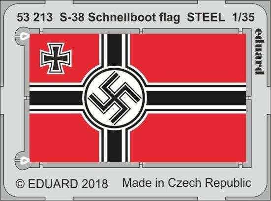 1/35 Ship- S38 Schnellboot Flag Steel for ITA (Painted)