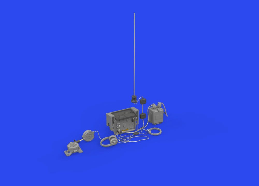 1/35 Armor- SdKfz 251/1 Ausf C Radio Equipment Dark Yellow for ACY (Mask, Photo-Etch & Resin)