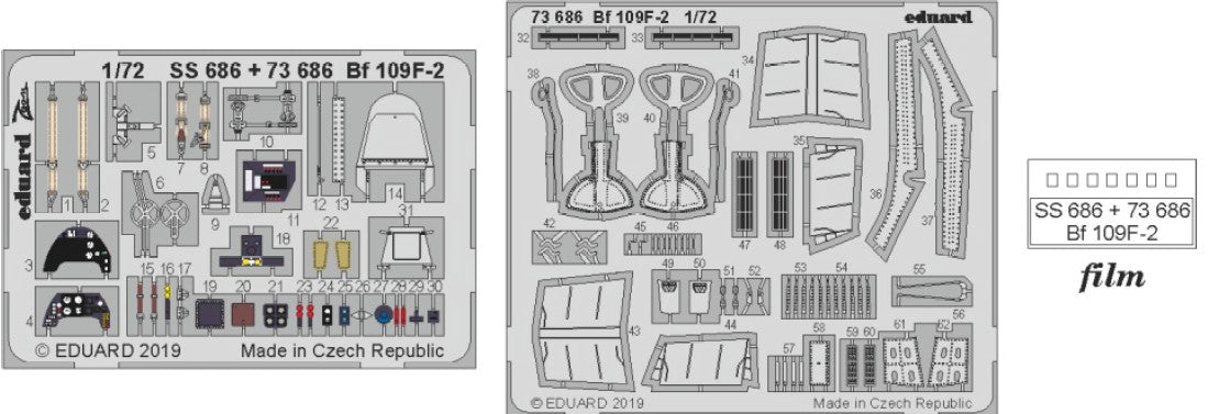1/72 Aircraft- Bf109F2 for RVL (Painted)(D)