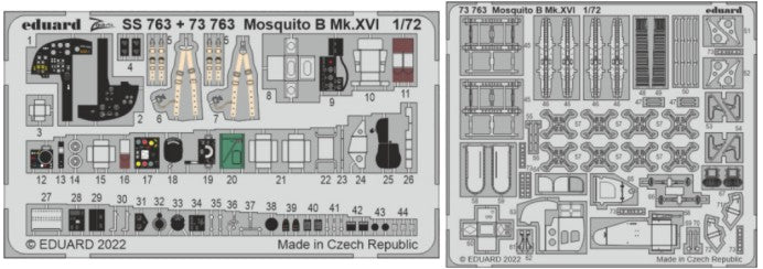 1/72 Aircraft- Mosquito B Mk XVI for ARX (Painted)