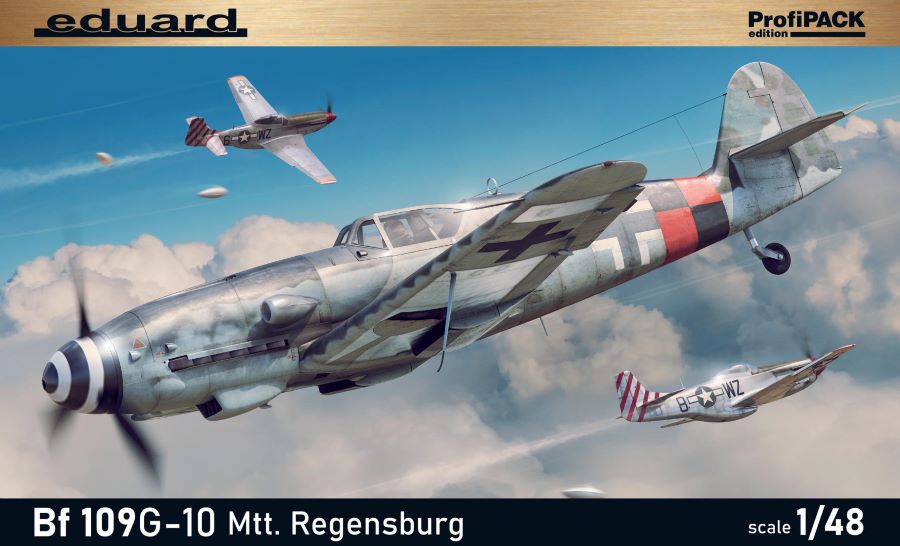 1/48 WWII Bf109G10 Mtt Regensberg German Fighter (Profi-Pack Plastic Kit)