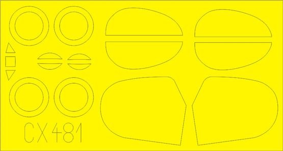 1/72 Mask Aircraft- B534 Early Series for EDU (D)