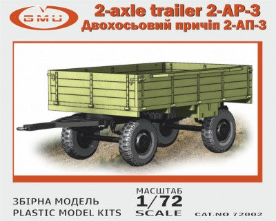 1/72 2AP3 2-Axle Trailer (Bagged)