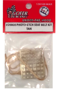 1/24-1/25 Photo-Etch Tan Seatbelts
