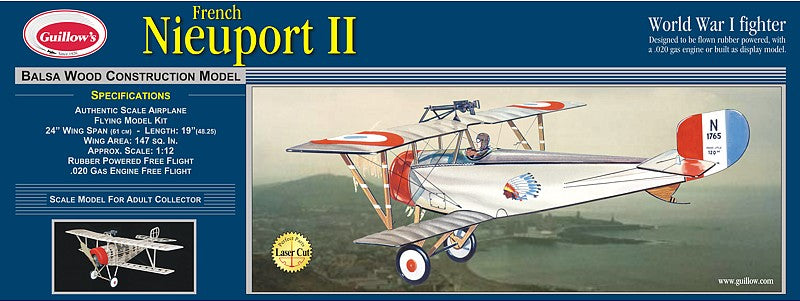 24" Wingspan Nieuport II Laser Cut Kit
