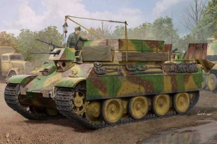 1/35 German SdKfz 179 Bergepanther Ausf G Late Version Tank