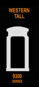 HO Neutral Grey Western Tall Passenger Car Diaphragm Kit (D)