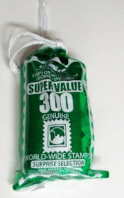 Mixed Bag of 300 Assorted Genuine World Wide Stamps