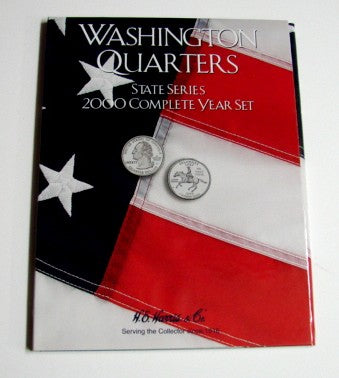 2000 Complete Year Washington State Quarters Coin Folder (D)