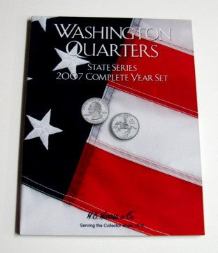 2007 Complete Year Washington State Quarters Coin Folder (D)